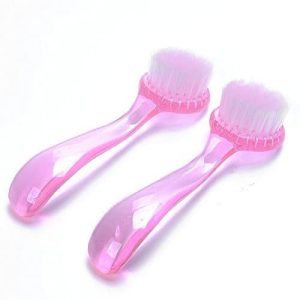 Cepillo Limpiador Para Manicura Rosado