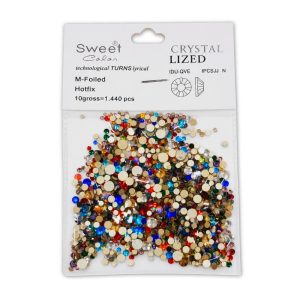 Cristales Para Uñas Colores Surtidos 1440und