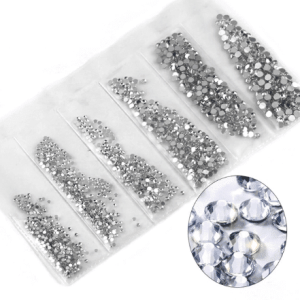 Cristales Para Uñas Plateados