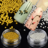 Caviar Plateado Y Dorado