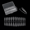 Tips De Gel Stiletto Transparentes 240und