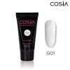 Polygel Cosia 01g (Blanco con Glitter)