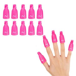 Pinzas De Retiro De Uñas Fuscia