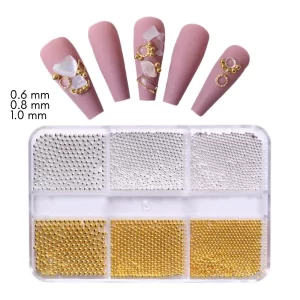 Caja Caviar Plateado y Dorado 6und