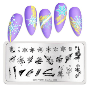 Placa Para Stamping Navidad L002 Sn