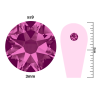 Fuchsia Swarovski ss9