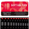 Tips Soft Gel Pre-limados Medium Oval 550und