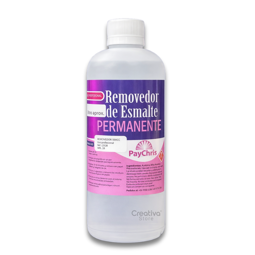 Removedor De Esmalte Y Acrilico 500ml PayChris