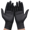 Guantes De Nitrilo Negros Talla S 100und