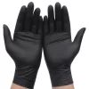 Guantes De Nitrilo Negros Talla XS 100und
