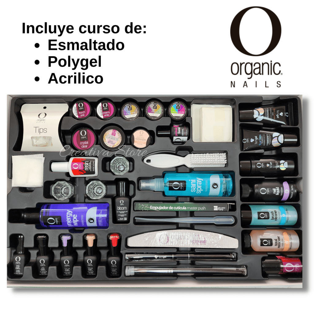 Kit Luxury Profesional Organic Nails CREATIVA STORE