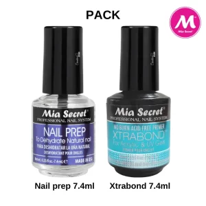 Pack Mini Nail Prep + Xtrabond 7.4ml Mia Secret