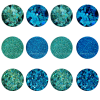 Decoraciones Turquesa 12und