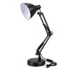 Lampara de Mesa Flexible Negra Con Base