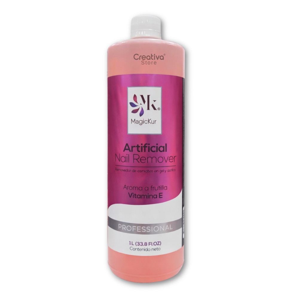 Magickur Removedor de Esmalte Permanente 1 Litro Frutilla