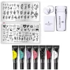 Kit Para Stamping 02 Born Pretty 2 Placas