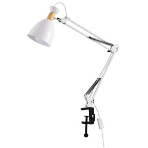 Lampara de Mesa Flexible Blanca