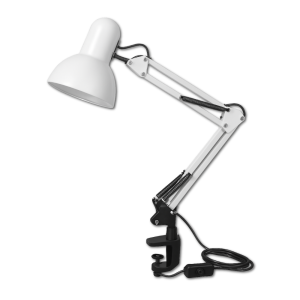 Lampara de Mesa Flexible Blanca