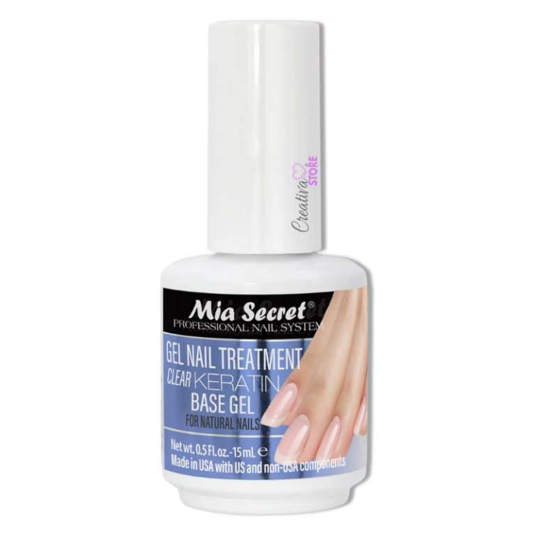 Base Fortalecedora Con Keratina Clear Mia Secret CREATIVA STORE