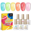 Kit de Esmaltes Jelly Sea Glass Born Pretty 6und