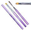 Pincel De Gel Y Polygel Violeta