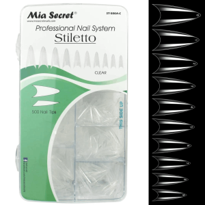 Tips Stiletto Clear Mia Secret 500und
