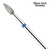 Fresa Oliva Azul Gruesa