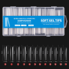 Tips Soft Gel Extra Long Full 240und Sonrisa Cuadrados