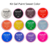 Kit De Gel Paint Sweet Color 12 Tonos