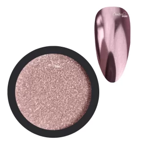 Pigmento Efecto Espejo Para Uñas Rose gold