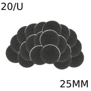 Lima Para Uñas Circular 25mm 20und