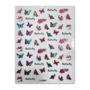 Sticker Mariposas de Colores
