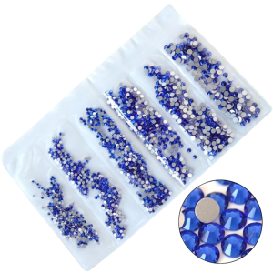 Cristales Para Uñas Azul Oscuro