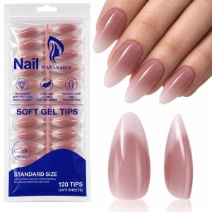 Tips Soft Gel Con Francesa Degradado
