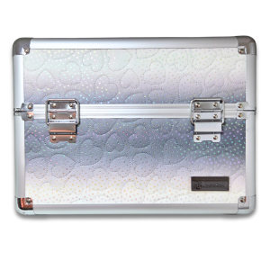 Maleta De Manicura Pequeña Blanca y Negro