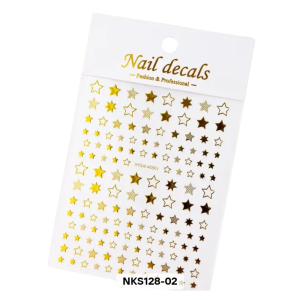 Sticker Para Uñas MYSW-A0901 Dorado