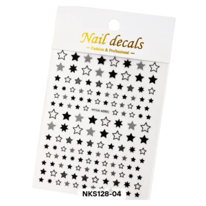 Sticker Para Uñas MYSW-A0901 negro