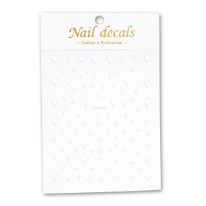 Sticker Para Uñas MYSW-B29 Blanco