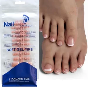 Tips Soft Gel Para Pies Nude