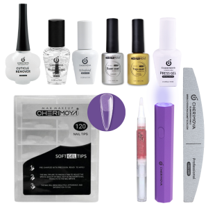 Kit Soft Gel Cherimoya Stiletto
