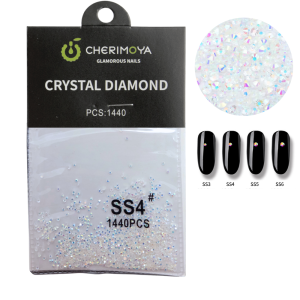 Cristales Para Uñas Clear SS4 Cherimoya