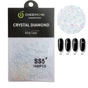 Cristales Para Uñas Clear SS5 Cherimoya