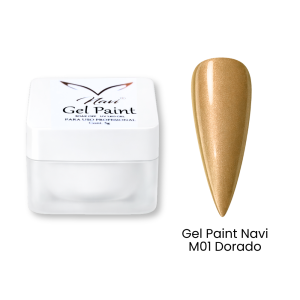 Gel Paint Navi M01 Metalizado Dorado