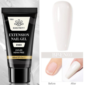 Polygel Born Pretty EN03 60ml (Blanco Lechoso)