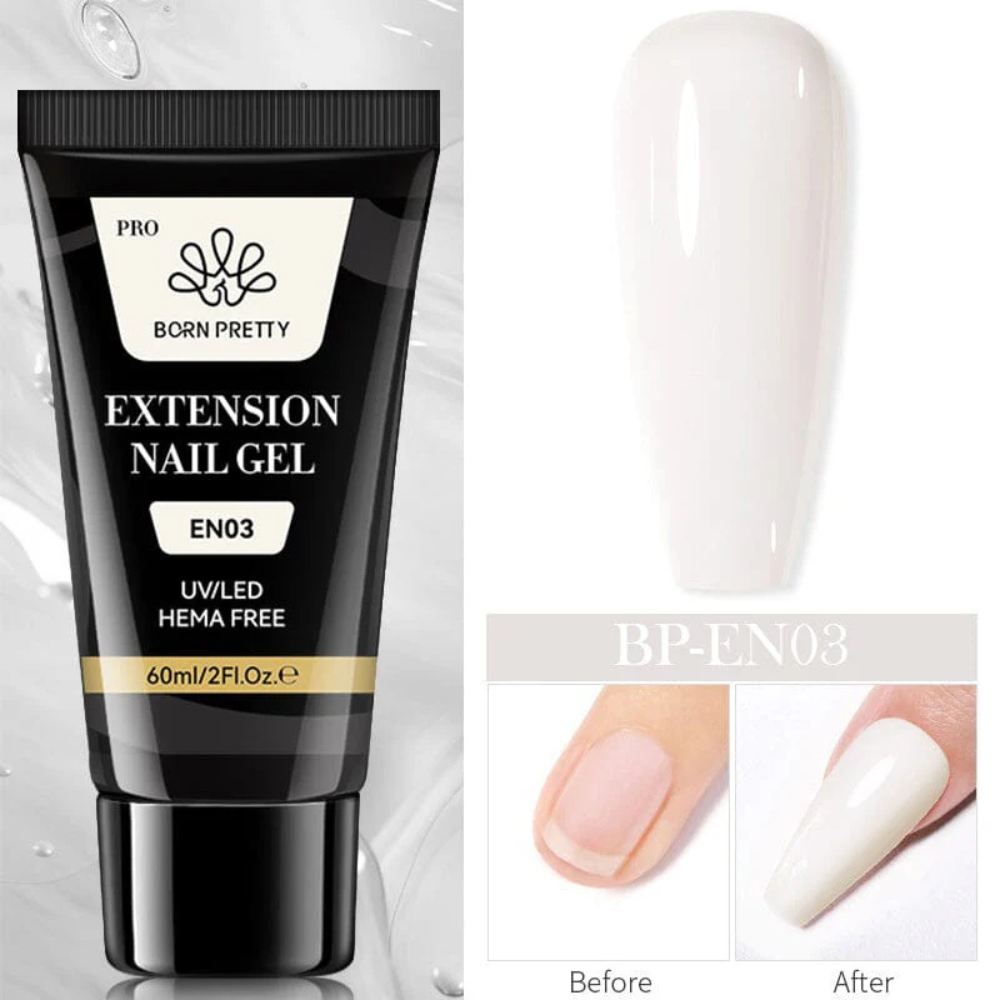 Polygel Born Pretty EN03 60ml (Blanco Lechoso)