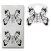 Moldes Para Uñas Mariposa Cortos 24und