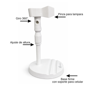Cherimoya Soporte para Lampara Portatil