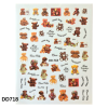 Sticker Para Uñas Ositos  DD718
