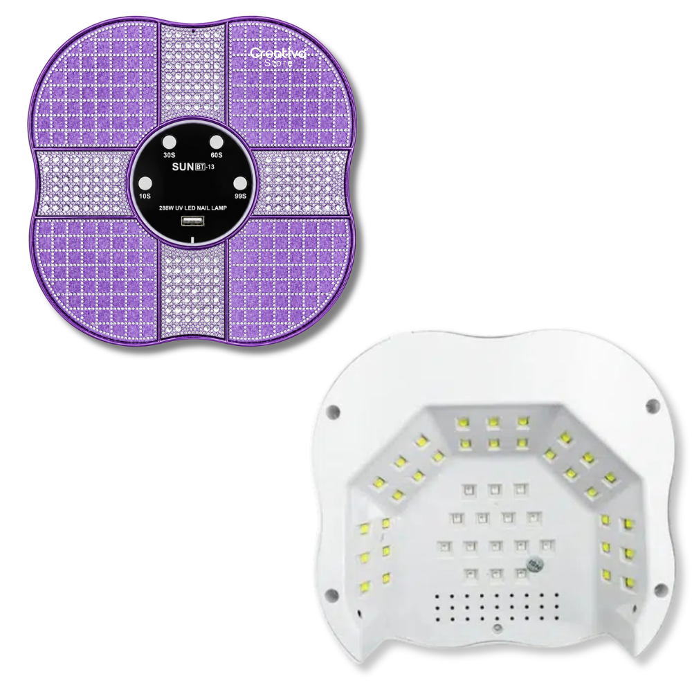 Lampara De Manicure Sun BT-13 288W Violeta - Imagen 2