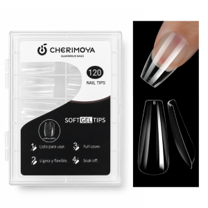 Tips Soft Gel Short Coffin 120und Cherimoya